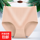 高腰內(nèi)褲女士內(nèi)褲純色高腰內(nèi)褲收腹大碼中老年媽媽內(nèi)褲褲頭四季款 膚色 1條 XL 【130-165斤】