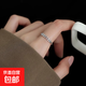 s925純銀復古戒指女聚財錢(qián)幣個(gè)性設計簡(jiǎn)約小眾開(kāi)口轉運指環(huán)潮 戒指 925銀