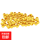 足金999光面金珠DIY串珠送女友禮物（單顆約0.017-0.02克） 定價 【雙倍幸運】3mm特供金珠（20顆）