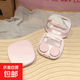高顏值高級感隱形眼鏡伴侶盒ins純色學(xué)生護理美瞳盒子小巧收納盒 美瞳盒 草莓粉 無(wú)規格