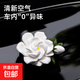 梔子花車(chē)載香薰擴香石汽車(chē)空調出風(fēng)口裝飾車(chē)用香水女生車(chē)內飾擺件 梔子花1個(gè)（送夾子） 梔子花10ml精油