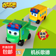 百變校巴車(chē)歌德反轉玩具車(chē)變形兒童汽車(chē)益智玩具雙面車(chē)套裝警校車(chē) 飛行專(zhuān)家(2種形態(tài)) 變形反轉歌德