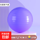 成人健身瑜伽球運動(dòng)訓練高承重家用平衡鍛煉器材筋膜球健身平衡球 65cm光面紫色【瑜伽球含配件】