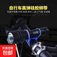 山地自行車(chē)硅膠綁帶燈架手電筒音響夾子褲腿扎帶單車(chē)騎行裝備配件 隨機(jī)顏色3條