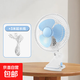 祥瓏迷你小風(fēng)扇學(xué)生宿舍床上電風(fēng)扇床頭臺式夾扇桌面夾式床上小型電扇 藍色鋼網(wǎng)+3米延長(cháng)線(xiàn)