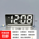 七彩氛圍燈時(shí)鐘小夜燈鬧鐘LED電子鐘 插電兩用 穩固底座廠(chǎng)家批發(fā) 613A白色白屏款