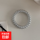 簡(jiǎn)約時(shí)尚冷淡風(fēng)亮銀色電話(huà)線(xiàn)發(fā)圈韓版氣質(zhì)款基礎微彈扎發(fā)頭繩頭飾 銀色電話(huà)線(xiàn)小圈