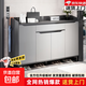 鞋柜家用門(mén)口樓道外新款2025爆款大容量走廊入戶(hù)玄關(guān)收納柜鞋架子 【爆款特價(jià)】120cm天空灰_高密度板 組裝
