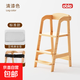 兒童餐椅實(shí)木成長(cháng)椅大寶寶餐桌椅學(xué)習椅可升降高腳座椅吃飯椅子 清漆色-淺灰色坐墊