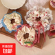 蕾絲花邊大腸發(fā)圈女甜美奶油可愛高彈力發(fā)繩皮筋夏日丸子頭繩發(fā)飾 【可愛3件套】藍莓+櫻桃+披薩