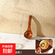 實(shí)木湯勺大湯勺家用盛湯長(cháng)柄粥勺廚房復古木質(zhì)勺子 實(shí)木湯勺小號1個(gè)