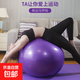 瑜伽球健身球感統(tǒng)訓練瑜珈球大龍球加厚充氣運動健身器材家用 瑜伽球-紫色【55cm含泵氣塞】