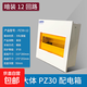 PZ30回路配電箱工程用明裝家用空氣開(kāi)關(guān)箱暗裝強電箱國標電箱總控 國標12回路暗裝