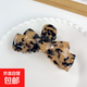 【BFY工廠(chǎng)直發(fā)】送女友醋酸蝴蝶結抓夾高質(zhì)感花色盤(pán)發(fā)鯊魚(yú)夾發(fā)夾 米玳瑁  11CM 1個(gè)