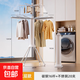 晾衣架落地免安裝可折疊陽(yáng)臺家用八爪多桿式晾曬掛衣室內曬衣神器 雙層款-【升級出口品質(zhì)】+萬(wàn)向輪
