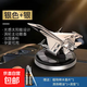 新款汽車(chē)香水座擺件創(chuàng  )意太陽(yáng)能旋轉戰斗機飛機車(chē)載香熏擺飾品 戰鷹2號銀色機身+銀底