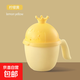 兒童洗頭杯花灑式水舀寶寶洗頭神器防進(jìn)水洗頭帽洗澡盆配件水瓢 皇冠洗頭杯-黃色