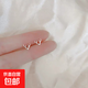 耳釘女年潮簡(jiǎn)約小巧耳飾小眾感夏季 小鹿角