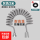 不銹鋼伸縮軟管衛(wèi)生間馬桶沖洗水槍軟管花灑軟管電話線耐高 淺灰色3m伸縮管【通用接口】