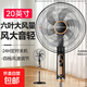 榮事達電風(fēng)扇家用落地扇強勁大風(fēng)量臺式可伸縮風(fēng)扇制冷可搖頭學(xué)生宿舍臥室空氣循環(huán)風(fēng)扇 20英寸機械款四檔六葉大風(fēng)量-黑色