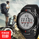 時(shí)諾刻男士電子表運動(dòng)防水戶(hù)外登山手表大屏幕鬧鈴跑秒學(xué)生手表 61576黑色