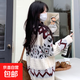 毛衣女外穿冬季加厚寬松圓領(lǐng)套頭針織衫溫柔費爾島小眾設(shè)計感上衣 米白色 均碼 【80-140斤】