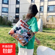 時(shí)尚休閑帆布包女時(shí)尚單肩包上班托特包手提袋拎包帆布袋卡通包包 米老鼠 大包