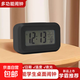 簡(jiǎn)約電子鐘迷你多功能鬧鐘學(xué)生可愛(ài)夜光床頭時(shí)鐘宿舍鬧鈴貪睡臺鐘 黑色