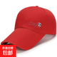【熱銷(xiāo)】棒球帽春夏男女大檐遮陽(yáng)三明治帆布戶(hù)外帽子釣魚(yú)高爾夫 紅色 均碼 可調節