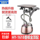 德國榮芝立式蒸汽掛燙機家用手持熨燙機電熨斗小型 商用服裝店平掛兩用便捷燙衣服熨衣服蒸汽機 香檳金【燙衣板+機械旋鈕款】