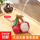 荔枝茶寵擺件創(chuàng)意個性沖水變色茶玩茶道茶具配件變色飾品沏茶 三顆
