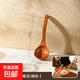 實(shí)木湯勺大湯勺家用盛湯長(cháng)柄粥勺廚房復古木質(zhì)勺子 實(shí)木湯勺中號1個(gè)