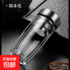 鵝蛋杯玻璃杯雙層茶水分離加厚高硼硅玻璃杯萬(wàn)象大容量鵝蛋杯雙層 剛本色鵝蛋杯350ML 350ml 1只