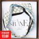 磁扣絲巾項(xiàng)鏈發(fā)帶高級(jí)感網(wǎng)紅新款磁力扣手鏈小長(zhǎng)條女春夏天護(hù)頸帶 虛線網(wǎng)格 57*13CM
