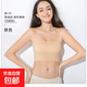 抹胸無(wú)肩帶防掉圍胸無(wú)胸墊抹胸打底裹胸防走光背心透氣內衣女學(xué)生 一字圍·膚色1件 均碼 80-130斤