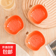 大紅草莓調味碟蘸料碟高溫釉下陶瓷碗盤餐具小吃碗碟高顏值 【3個】南瓜味碟醬料小碗