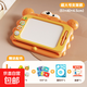 超大號(hào)兒童畫畫板磁性寫字板幾何印章小孩幼兒1-3歲玩具寶寶涂鴉 橙沒桌腿[送卡+畫尺+畫冊(cè)]帶支架