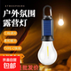 太陽(yáng)能露營(yíng)燈充電復古野營(yíng)燈LED鎢絲帳篷燈應急球泡燈照明燈 爆亮89000K【頂配閃充款】長(cháng)續航
