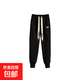 加絨/不加絨秋冬加大碼200斤衛(wèi)褲休閑高腰哈倫褲女運(yùn)動(dòng)褲子ZHFS 黑色【加絨加厚】 6XL