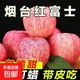 山東煙臺紅富士水果蘋(píng)果香甜可口肉厚多汁 凈重2.5-3斤