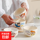 蠟筆小新卡通飯碗米飯碗套裝禮盒裝 蠟筆小新Family系列4.5寸碗-廣志
