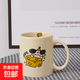 可愛(ài)奶酪飛機(jī)小狗陶瓷杯馬克杯咖啡杯生日禮物（單杯不含盒） 小狗杯隨機(jī)發(fā)貨 1個(gè) 350ml