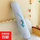 可愛(ài)創(chuàng  )意動(dòng)物長(cháng)條冰絲抱枕孩子睡覺(jué)夾腿毛絨玩具玩偶公仔生日禮物 藍色鯊魚(yú) 120厘米