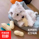 狗狗發(fā)聲玩具耐咬搪膠發(fā)聲花生磨牙潔齒解悶神器小狗玩具寵物用品 搪膠發(fā)聲花生（奶香味）1個裝