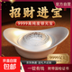 足銀999實(shí)心古法純銀錠子100克投資擺件企業(yè)理財(cái)收藏送禮純銀元寶 銀元寶 約10g【證書+原廠禮盒】