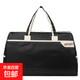 男女同款短途登機出差便攜包休閑大容量旅行收納包行李袋旅行包 經(jīng)典黑色
