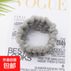 洗臉束發(fā)帶珊瑚毛絨女學(xué)生發(fā)箍高彈秋冬季敷面膜洗漱頭巾頭飾 淺灰