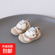男小童鞋春秋季可愛(ài)女寶學(xué)步鞋嬰兒輕便鞋透氣機能鞋幼兒軟底單鞋 藍色 單層 20 內長(cháng)13cm