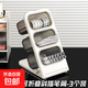 文具收納盒大容量可折疊斜插式筆筒辦公室桌面筆架小學(xué)生書(shū)桌筆桶多功能透明馬克筆水彩筆置物架 3個(gè)【可折疊斜插筆筒】