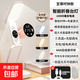 led折疊充電寶臺燈護眼床頭燈學(xué)生學(xué)習(xí)專用氛圍小夜燈宿舍閱讀燈 白色10000毫安+充電寶+時鐘顯示